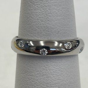 Tiffany & Co Platinum Diamond Band